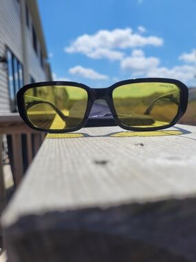 Arnette x Post Malone Yellow Lens Black Frame Sunglasses AN4265